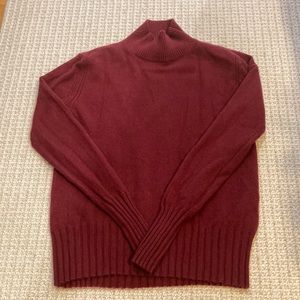 JCrew cashmere mock turtleneck sweater xxs